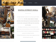 Tablet Screenshot of maplestreetmall.com